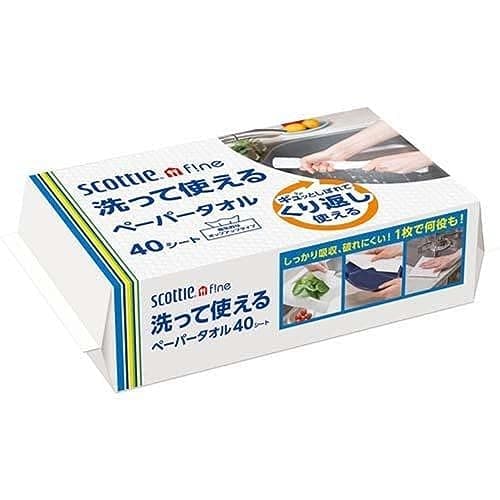 スコッティ ファイン 洗って使えるペーパータオル シート