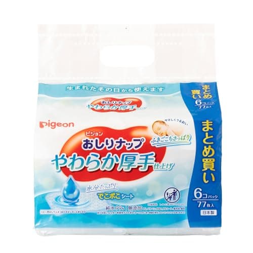 PIGEON (ピジョン) おしりナップ やわらか厚手仕上げ 純水99%
