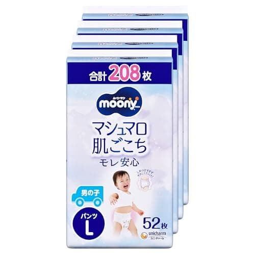 ムーニーマン マシュマロ肌ごこちモレ安心 パンツ L