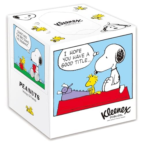 クリネックス ティシュー スヌーピー キューブ